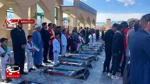 آیین غبارروبی گلزارهای شهدای شهرستان اردل