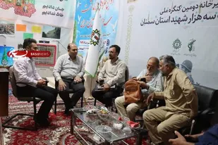 حضور عکاس برجسته دوران دفاع مقدس در محل برگزاری دومین کنگره سه هزار شهید استان سمنان
