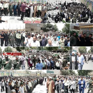 تشییع پیکر مطهر شهید والامقام امنیت در پیشوا