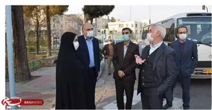 بازدید مدیر عامل سازمان زیباسازی شهر تهران از پروژه های گردشگری منطقه ۲۰