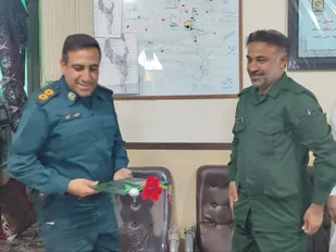 تجلیل از حافظان امنیت در بنت؛ قدردانی فرمانده حوزه عشایری شهید باقری از کارکنان انتظامی