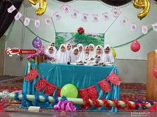 جشن عبادت و بندگی دانش آموزان دختر روستای دستجرد برگزارشد