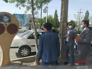 رفع مشکلات المان&lrm;های شهدا در خیابان شهدای اراک در دستور کار قرار گرفت