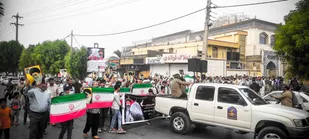 برگزاری راهپیمایی محکومیت حادثه تروریستی شیراز در شهرستان کنگان