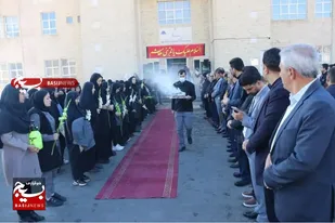 فرش قرمز دانشگاه سیدجمال اسدآباد برای پیکر پاک شهید گمنام