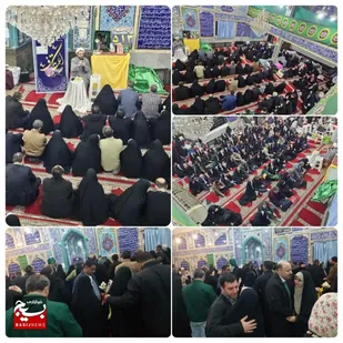 اعتکاف دانش آموزی مدرسه مبین دخترانه ساری