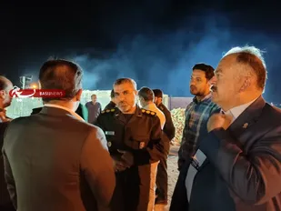 بازدید فرمانده ناحیه شهید منتظر قائم یزد از پروژه عمرانی منطقه محمد آباد