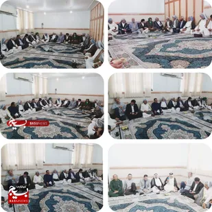 دیدار عیدانه سران عشایر ، معتمدین و نخبگان با فرماندهی  ناحیه مقاومت بسیج دشت آزادگان