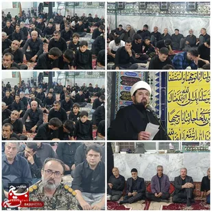حضور فرمانده سپاه میامی در عزاداری شام غریبان+تصاویر