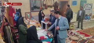 برپایی نمایشگاه صنایع دستی در شرکت ملی پخش فرآورد&zwnj;های نفتی منطقه شاهرود