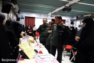 بازدید مسئولین سپاه استان همدان از نمایشگاه طرح اسوه حوزه کوثرالنبی(س)
