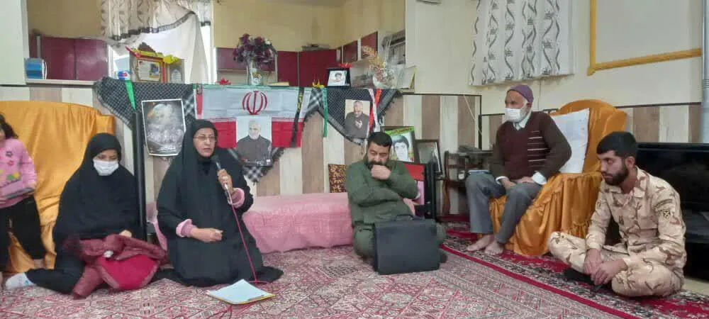 یادواره خانگی شهید علی مومنی وعلی عربپور در ریحانشهر زرند برگزا رشد
