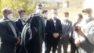 بازدید معاون توسعه روستایی از کارگاه&zwnj;های نمدمالی روستای ابرسج شاهرود
