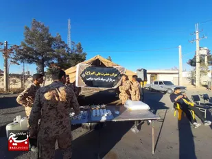 موکب سربازان گروهان حضرت علی&zwnj;اکبر (ع) در میامی به مناسبت ایام فاطمیه برپا شد
