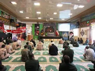 برگزاری مراسم عزداری در حسینیه شهدای ناحیه مقاومت نایین