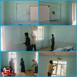 رنگ آمیزی و زیباسازی مدارس شوش توسط جهادگران&nbsp;