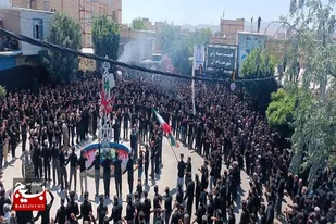 برگزاری آیین سنتی &laquo;بیر اَلی دوش&raquo; در شهر مهاجران
