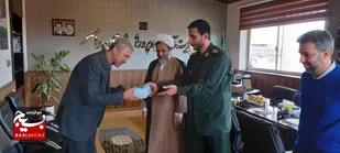 فرمانده سپاه رامسر با رئیس آموزش و پرورش شهرستان دیدار کرد