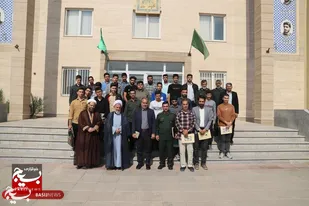 تجلیل از دانش آموزان جهادگر استان قزوین با حضور سردار رفیعی آتانی&nbsp;