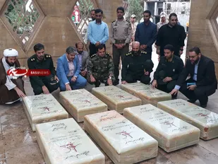 جلسه فرمانده سپاه گرگان ، شهردار و مدیرکل حفظ آثار و نشر ارزشهای دفاع مقدس