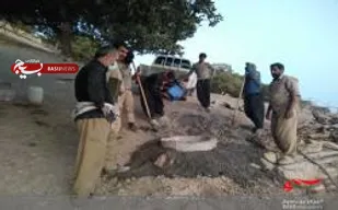 چشمه گرنگ ملکشاهی استان ایلام بهسازی شد.