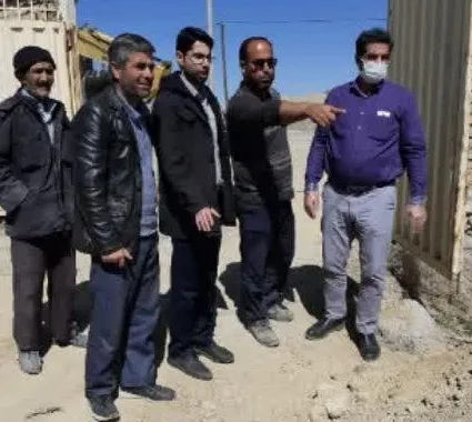 طرح تسطیح محوطه پایگاه شهید رجایی روستای رحمت آباد انجام شد