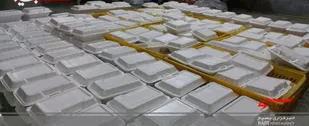 توزیع ۷۰۰ پرس غذای گرم توسط پایگاه شهید زین الدین در سالروز شهادت حضرت رقیه(س)