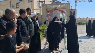 اعزام بیش از 200 نفر از بسیجیان شهرستان مروست به مراسم وداع امام شهید