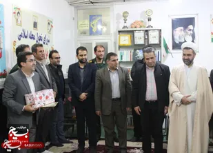 آیین تکریم و معارفه فرمانده پایگاه مقاومت بسیج شهید بابازاده