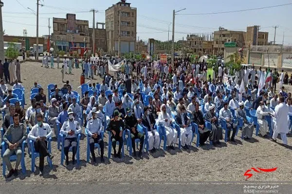راهپیمایی روز جهانی قدس در شرقی ترین نقطه سیستان و بلوچستان برگزار شد