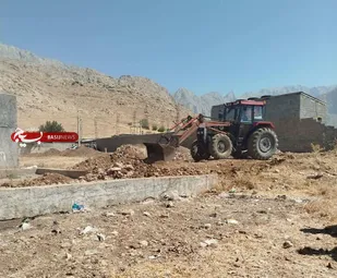 ۱۲۲ مترمربع از اراضی ملی پناهگاه حیات&zwnj;وحش بیستون رفع تصرف شد