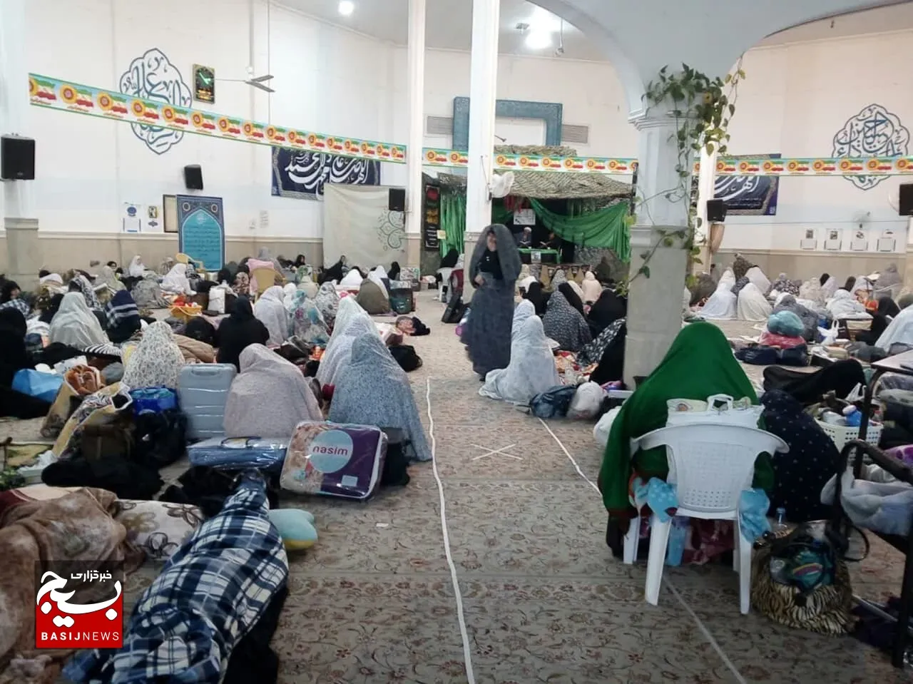 مراسم اعتکاف در مسجد خاتم الانبیا(ص) برگزار شد