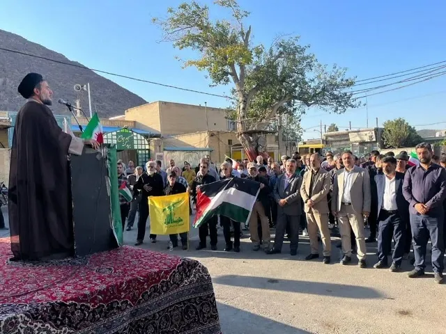 خشم اهالی بخش مرکزی شهرستان ملارد در برابر جنایات صهیونیت ها
