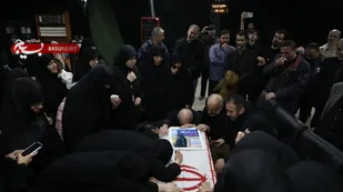 مراسم وداع با شهیده دانشجو فائزه رحیمی در دانشگاه فرهنگیان برگزار شد