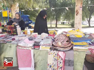نمایشگاه صنایع دستی بانوان کار آفرین درشوشتر برپاشد