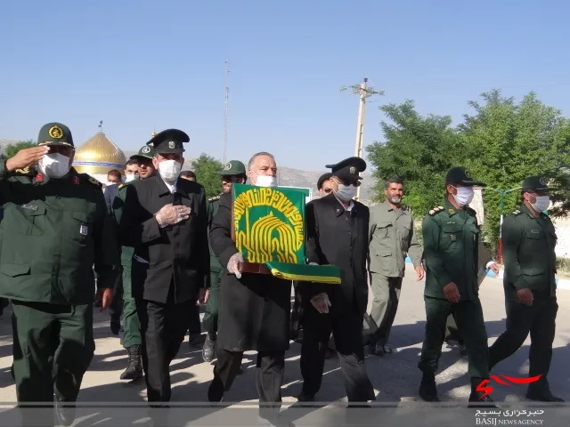 استقبال گرم فرمانده و نیروهای تیپ 48 فتح از کاروان زیر سایه خورشید