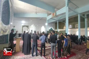 اجتماع جاماندگان اربعین حسینی در روستای توانه نهاوند