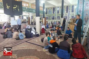 جهادگران علم و دانش در مسجد جامع دمق +تصاویر