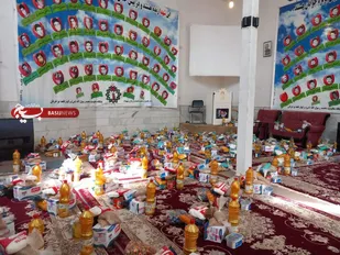 تهیه و توزیع ۹۰ بسته معیشتی در روستای قلعه نو خرقان شاهرود