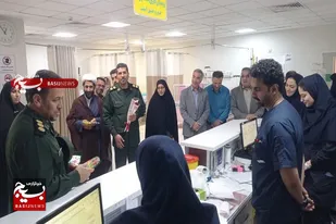تجلیل فرمانده و کارکنان سپاه ناحیه بهار از پرستاران و کادر درمان شهرستان