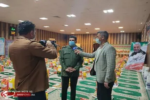 رزمایش کمک مومنانه با توزیع بیش از ۲۰۰ بسته معیشتی در ارسنجان برگزار شد