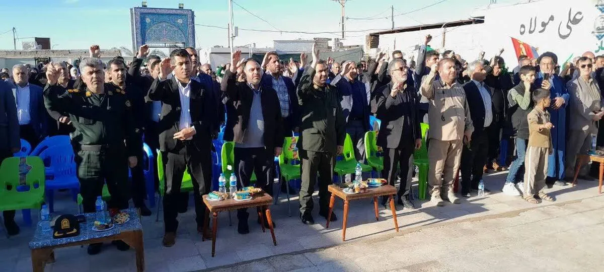 یادواره سرداردلها شهید حاج قاسم سلیمانی وشهدای بخش جولکی آغاجاری
