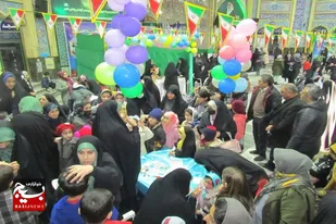برپایی ایستگاه صلواتی و نقاشی توسط گروه جهادی حوزه فاطمه الزهرا(س) نهاوند