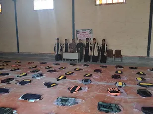 جهادگران لالی، حامیان فردای ایران/توزیع ۲۰۰ بسته لوازم&zwnj;التحریرمیان دانش&zwnj;آموزان نیازمند