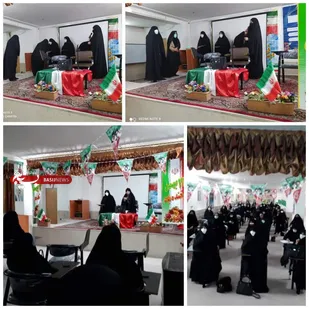 مراسم بزرگداشت شهید انقلاب شاهرود در مدرسه علمیه خواهران امام صادق (ع) + تصاویر