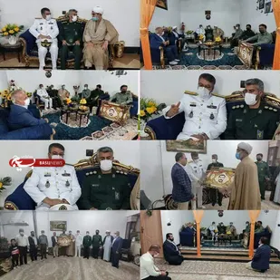 اهدای تابلو فرش تمثال شهید رمضان میرزایی به خانواده محترم شهید