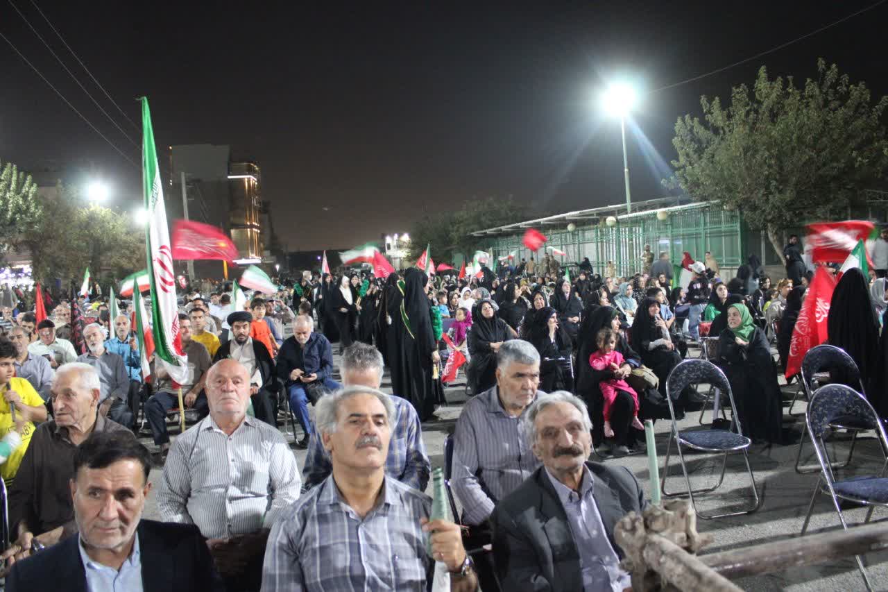 در ۲۱۳مین شبِ اجتماع مردم چهاردانگه؛ مرحله نهایی مسابقات «میدان‌یار» برگزار شد