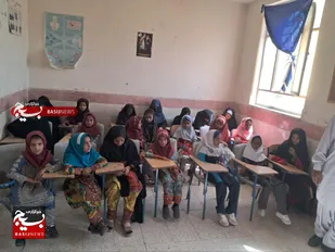 برگزاری نشست بصیرتی جهاد تبیین در مدرسه پیامبر اعظم روستای کوشه