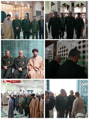 بازدید سردار فلاحی جانشین فرماندهی سپاه حضرت ولیعصر عج از یادمان شهدای شلمچه