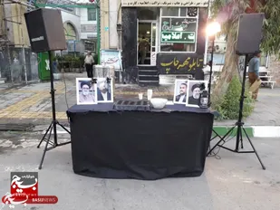 گزارش تصویری|:برپایی ایستگاه صلواتی بمناسبت شهادت رئیس جمهور شهید آیت الله ابراهیم رئیسی و همراهان در قیامدشت